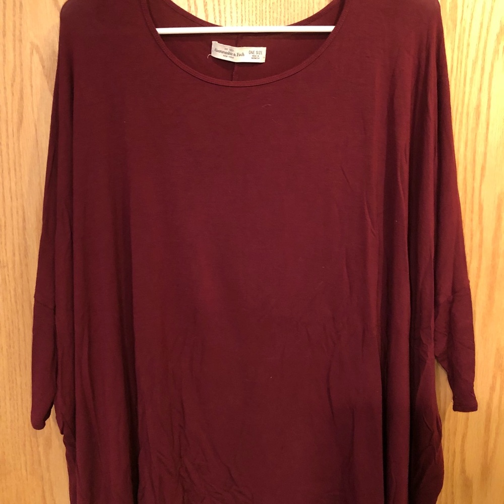Maroon top